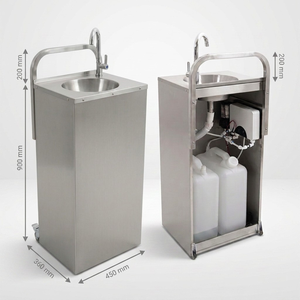 Fregadero portátil para cocina exterior, lavabo portátil para lavarse las manos, estación de lavado portátil - Product Image 2
