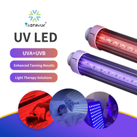 Luminothérapie Corps du visage ROUGE Bleu Noir Lit de bronzage UVA UVB LED avec ampoules de photothérapie Lampe de remplacement