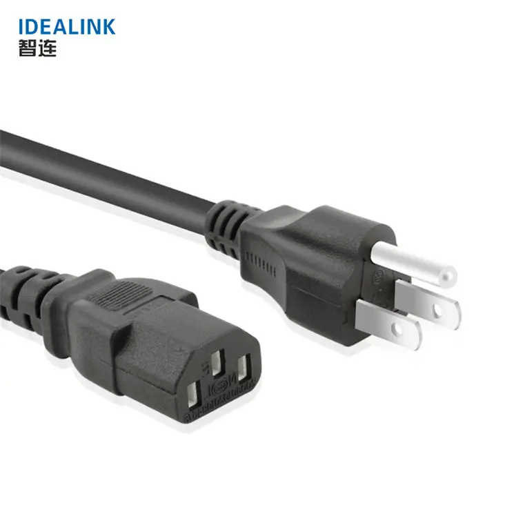 Standar Amerika 3 plug nema 6-15p steker AS dengan C13 ujung kabel ekstensi timah ac vde 3 pin kabel daya AS