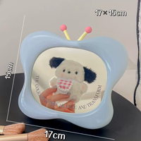 Miroir de maquillage portable de haute qualité étudiant dortoir maison mignon arc miroir de bureau