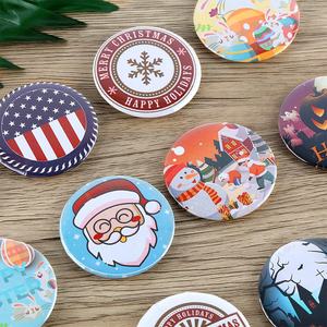 Phụ kiện nhà sản xuất nút thủ công mới: Chân trống huy hiệu 25mm 32mm 37mm 44mm 58mm, lưng nhựa và nắp để chế tạo nút - Product Image 6