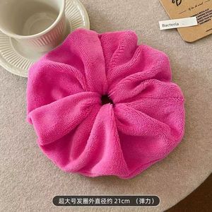 Autumn and Winter <b>Extra</b>-<b>Large</b> Sexy Women's Hair Scrunchies Dry Hair <b>Towel</b> Headwear Absorbent Microfiber Plush Quick-drying - Product Image 6