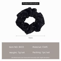 Heiß begehrte Diamant-Haargummis: Einfarbige Scrunchies für Damen – Haarschmuck im Trend