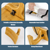 Usine WDF personnalisé siège de méditation japonais portable ergonomique vente en gros jambes croisées bambou chaise de méditation pour la méditation