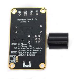 Mini amplificateur de puissance stéréo PAM8406 5W+5W Classe D Amplificateur audio double canal Carte d'amplification numérique DIY 5V CC Composants électroniques pour haut-parleurs - Product Image 5