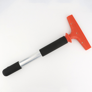 Grande bouche <span class=keywords><strong>8</strong></span> "largeur avec poignée d'extension en métal de 40 cm de long avec deux poignées en caoutchouc <span class=keywords><strong>pour</strong></span> outils de teinte d'emballage de verre de fenêtre - Product Image 4