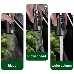 <span class=keywords><strong>Fregadero</strong></span> multifunción lavabo medio verduras y mariscos 3 en <span class=keywords><strong>1</strong></span> cascada negra <span class=keywords><strong>fregadero</strong></span> de cocina inteligente oculto de acero inoxidable 304 - Product Image 4