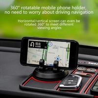 Tapis en silicone antidérapant pour voiture Tapis antidérapant pour tableau de bord de voiture Tapis antidérapant pour téléphone portable Support GPS Tapis collant dans la voiture
