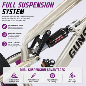 Bicicleta de Montaña de 27.5 Pulgadas con Suspensión Trasera, 10 Velocidades, Ligera, para Descenso, con Frenos Hidráulicos, Cuadro de Aluminio OEM ZL-AL-02M - Product Image 5