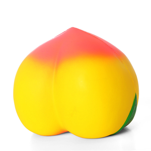 Especializado en Tallas Grandes |   Peluche Gigante de Durazno, de Rebote Lento, Modelo de Fruta Realista, Juguete Ultra Suave para Aliviar el Estrés - Product Image 4