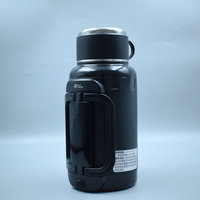 Mug à café isotherme Jiarui 1500 ml en acier inoxydable, chauffant électrique 12V-24V, avec écran tactile, pour voiture et camion