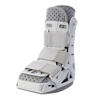 Attelle gonflable grise pour tendon d'Achille, fracture de la cheville, fixation post-opératoire et marche assistée