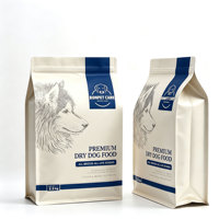 Sachet Doypack octogonal personnalisé à fermeture éclair, à fond plat, pour aliments pour chiens, chats et animaux