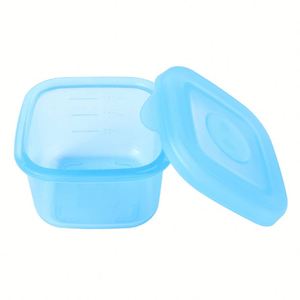 Contenants à collation réutilisables en silicone sans BPA, design personnalisé, 150 ml, couvercles hermétiques anti-fuite, compatibles congélateur, 3 compartiments, lavables au lave-vaisselle - Product Image 3