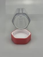 Conteneur en acrylique à double paroi épaisse pour capsules de vitamines en poudre, taille personnalisée, emballage de luxe pour compléments alimentaires