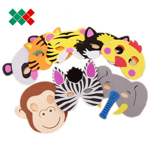 <span class=keywords><strong>Masque</strong></span> d'animal <span class=keywords><strong>lion</strong></span> en mousse EVA bon marché pour enfants, costume de déguisement pour Halloween et Noël - Product Image 5