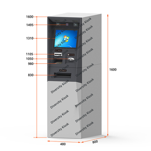 Lector de tarjetas de identificación de suministro de China de alta calidad Pantalla táctil <span class=keywords><strong>Tarjeta</strong></span> bancaria <span class=keywords><strong>ATM</strong></span> Retirar Terminal de autoservicio Transacción DE CRÉDITO <span class=keywords><strong>VISA</strong></span> MASTER - Product Image 1