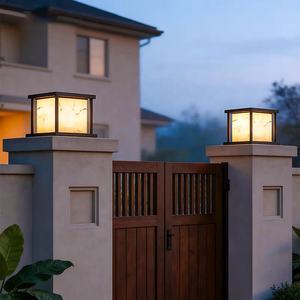Luces solares LED para pilares de cerca, de 25/30/40 cm, para exteriores, de fábrica china - Product Image 6