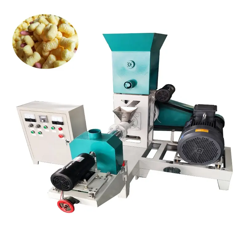 Automatic Corn Puff Snack Processing Machine Production Line Corn Puffed Food Making Extruder Machine