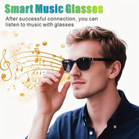 SENBONO E13 Lunettes Connectées Traductrices Audio Bluetooth, Solaires Anti-UV Polarisées pour Appels, Musique et Intelligence Artificielle