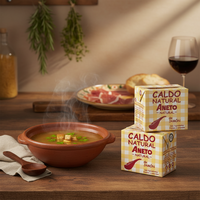 Meilleures ventes, fabriqué en Espagne, 6 x 500 ml, ingrédients purs nourrissants, soupe délicieuse avec une longue durée de conservation