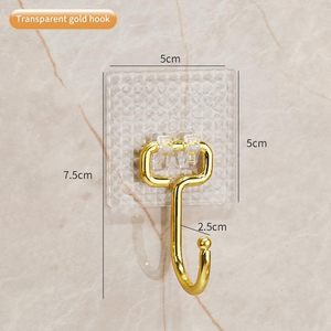 Light Luxury Silver Gray Eco-Friendly PET Adhesive <b>Hook</b> Flexible Design Multi-Functional Wall Mounted Hanger Trend Bathroom - Product Image 3