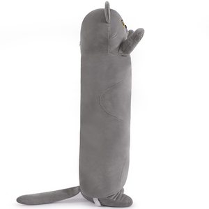 ODM/OEM Tùy Chỉnh Kích Thước Lớn Siêu Mềm Bông Thú Nhồi Bông Dễ Thương Dài Mèo Cơ Thể Gối Căng Thẳng Cứu Trợ Đồ Chơi Sang Trọng - Product Image 5