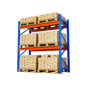 Support de stockage durable réglable CE ISO9001 entrepôt métallique robuste rayonnage à palettes standard UE - Product Image 1