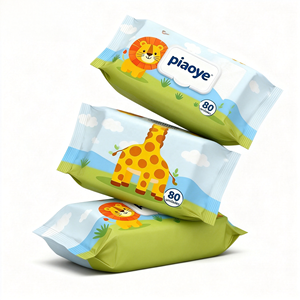 OEM 柔软无纺布湿巾 80 片 15x20cm 芦荟环保湿巾 - Product Image 5