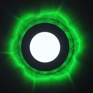 Yuvarlak çift çift renkli led <span class=keywords><strong>panel</strong></span> 12w + 4w 6w + 3w 3w + 3w 18w + 6w - Product Image 2