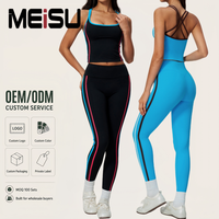Ensemble de yoga 3 pièces pour femme : veste ajustée à manches longues, soutien-gorge de sport dos croisé et leggings taille haute – Fabrication OEM de vêtements de sport