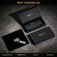 Boîte d'emballage magnétique pour montre avec logo personnalisé, en carton recyclable, rigide, rectangulaire, avec doublure en velours, pour bijoux et cadeaux