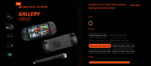 ONE XPLAYER OneXPlay Pro AMDAI9 370 เกมมิ่งพีซีพกพา 2-in-1 แล็ปท็อปและคอนโซลวินโดวส์ 32G+1T 32G+2T 64G+2T 64G+4T Catalogone.com Swi - Product Image 4