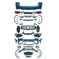 Nouveau kit carrosserie pour BENZ GLC X253 GLC200/GLC260/GLC300 16-19, mise à niveau vers GLC63S AMG, pare-chocs avant/arrière, ajustement parfait à 100 %, à visser