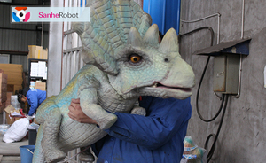 Tay Kiểm Soát Bé Khủng Long Con Rối Động Vật Khủng Long Tay Con Rối Để Bán - Product Image 6