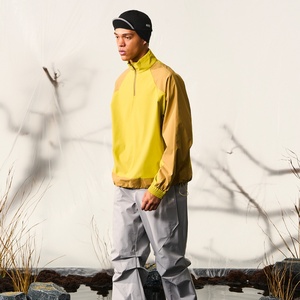 <b>Lightweight</b> Breathable Thin Patchwork Custom Outdoor <b>Running</b> Vintage 90S Retro Safari <b>Jacket</b> with Half Zip Windproof - Product Image 2