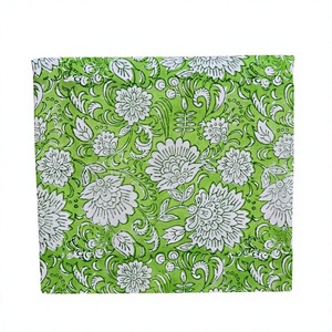 Floral Print Fabric for Making Dress Best Materiel <b>Quilting</b> Cotton Handmade Cloth for Women Indian Hand Block Print Fabric Wear - Product Image 1