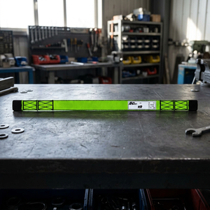 Sangle plate en polyester vert, robuste et résistante à l'usure, pour le levage et la manutention de matériaux - Product Image 3