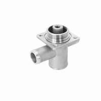 Composants professionnels de fonderie par gravité en alliage de zinc et d'aluminium Zamak 3 ZA-8 A356 AlSi7Mg, moulés à la cire perdue, pour la quincaillerie et la machinerie