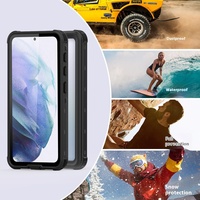 Coque souple pour S21+ tout-en-un PC+TPU antichoc étanche ultra-résistante, style INS élégant, poignée de téléphone incluse