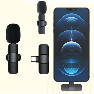 Crystal Clear Sound Quality Intelligent K9 Wireless Microphone For Recording Live Streaming YouTube Facebook TikTok