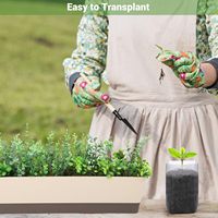 Sacs de culture en tissu non tissé écologiques, légers et durables pour pépinières, fleurs, légumes et semis, capacité 3,8 L, vente en gros