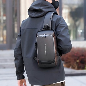 Borse <span class=keywords><strong>da</strong></span> <span class=keywords><strong>uomo</strong></span> impermeabili in Nylon antifurto con USB Multi-funzione Travel Messenger tracolla tracolla per <span class=keywords><strong>uomo</strong></span> - Product Image 4