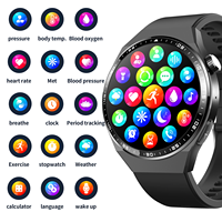 Reloj Inteligente con Monitor de Frecuencia Cardíaca y Oxígeno en Sangre, Medidor de Calorías, Función de Sueño, Compatible con Sistemas iOS y Android