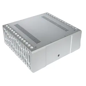 CNC aluminium chassis Power Amplifier Chassis Audio Amp Enclosure High end Amplifier Housing