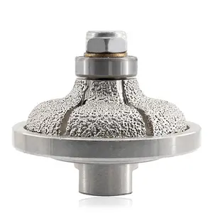 Meule diamantée brasée sous vide de type F PProfile outils à main meule diamantée CNC meule abrasive bullnose