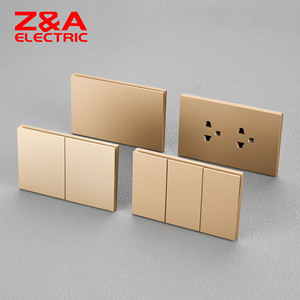 Mexico USA HK loạt cạnh để cạnh phẳng lớn Bảng điều chỉnh nhà chuyển đổi ánh sáng và ổ cắm không khung tường chuyển đổi ánh sáng Za điện - Product Image 3