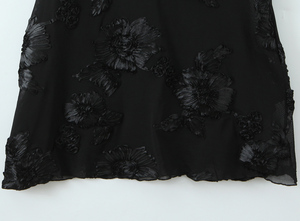 Abiti Lunghi Estivi da Donna con Spalline Sottili, Pizzo Floreale, Tinta Unita, <span class=keywords><strong>Schiena</strong></span> Scoperta, 5 Colori, per Feste alla Moda - Product Image 4