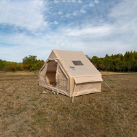 Tente gonflable en tissu Oxford robuste, imperméable, coupe-vent, portable, grande capacité pour le camping en groupe et les activités de plein air