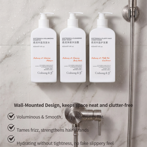 Crabsong & JJ Set de Champú y Gel de Ducha <span class=keywords><strong>con</strong></span> Fragancia Floral Amaderada de 400 ml, Kit de Amenidades para Baño de Hotel, Resort y <span class=keywords><strong>Spa</strong></span> - Product Image 1